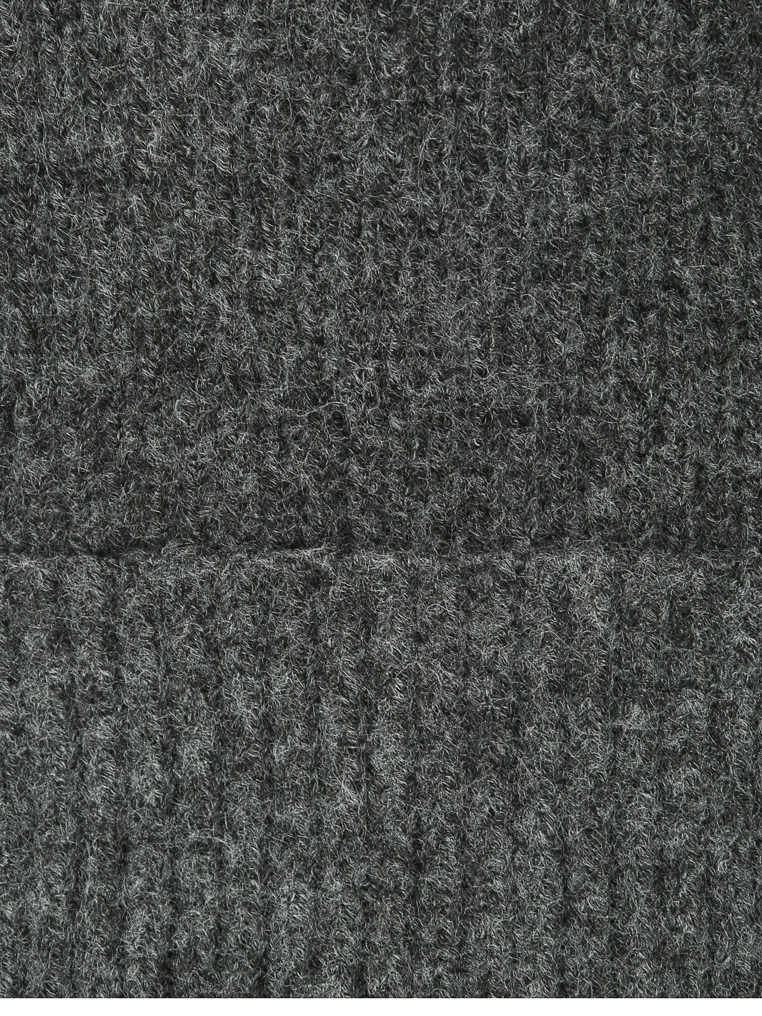 소프트 울 칼라 집업 니트 베스트 (DARK GREY)