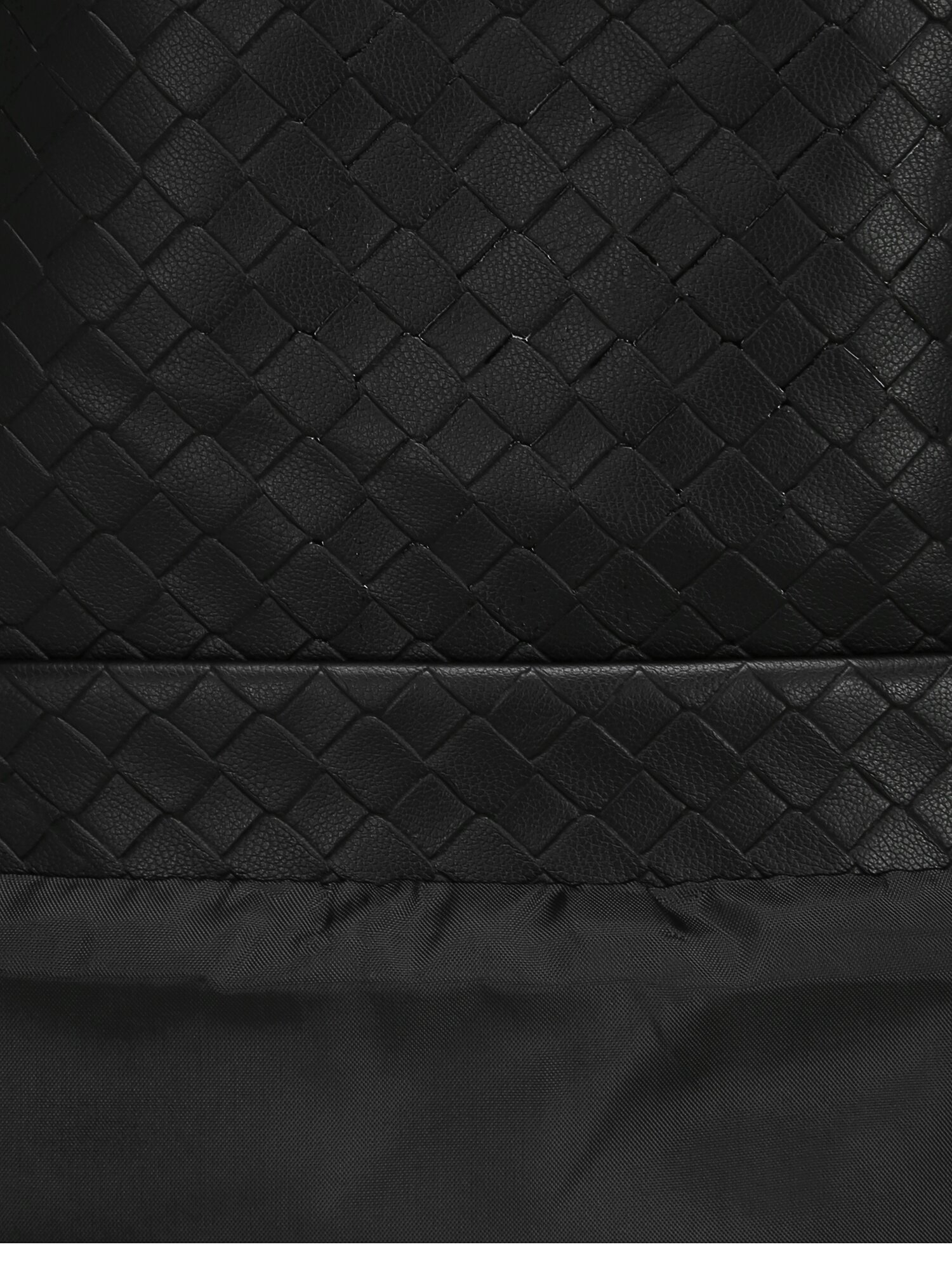 레더 A라인 미니 스커트 (BLACK)