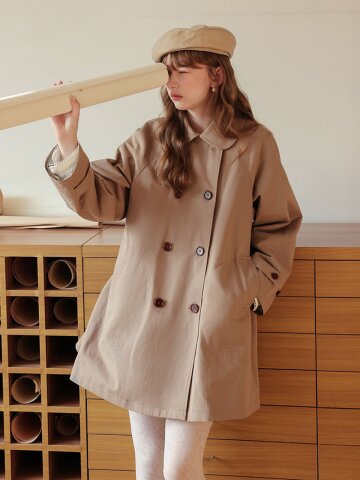 Cest_Double collar trench coat