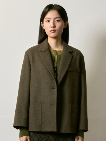 카미폰 울 싱글버튼 테일러드 자켓