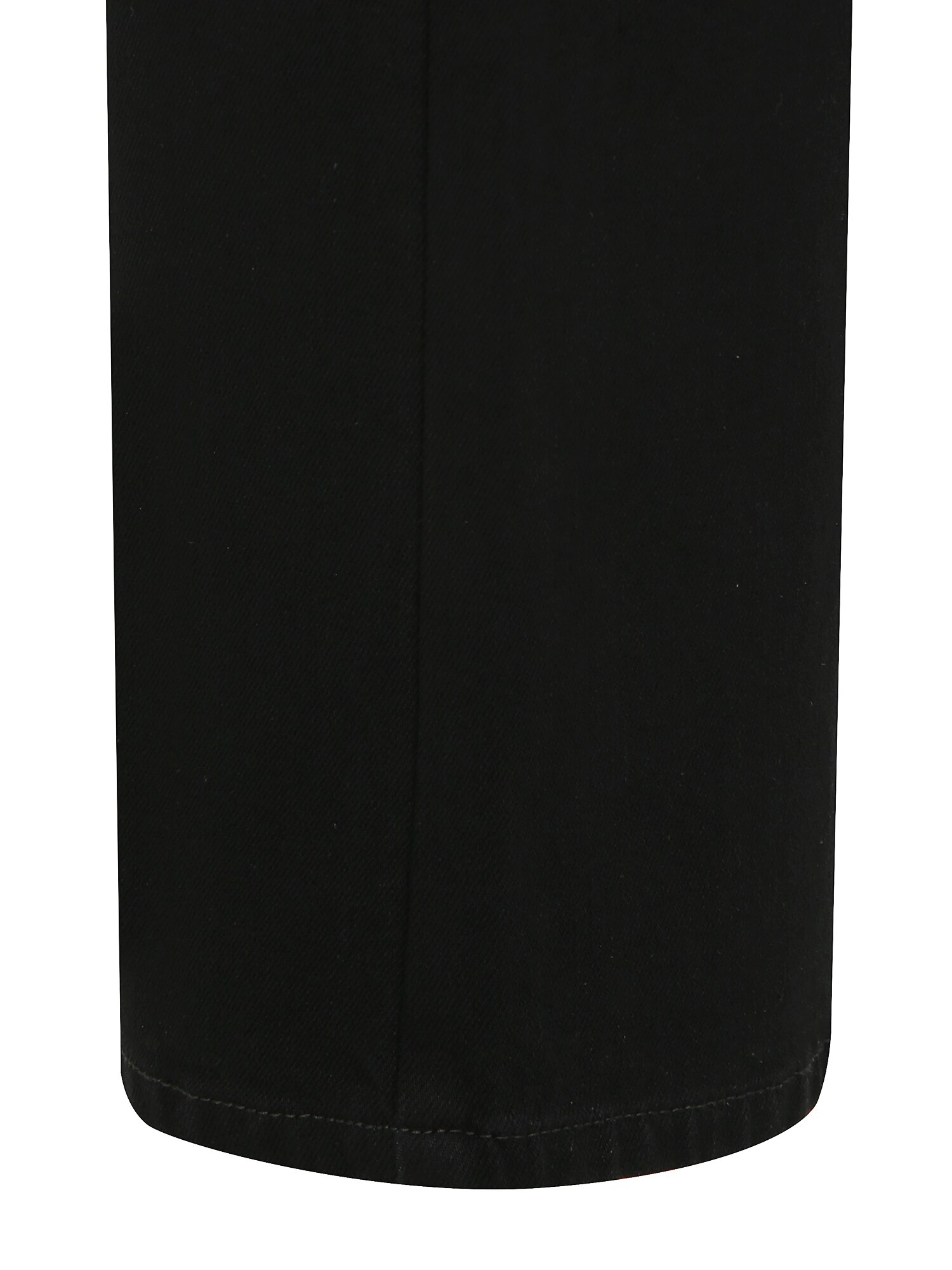 기모 자수 와이드 일자핏 데님 팬츠 (BLACK)