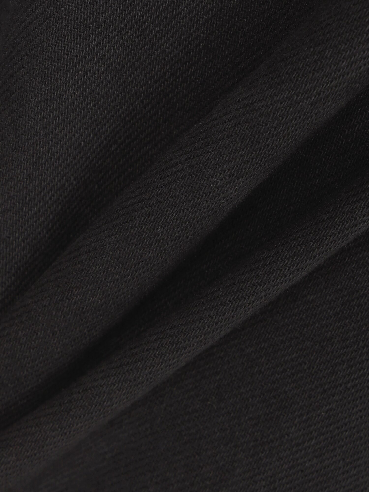 스트레이트 핏 코튼 팬츠 (DARK GREY)