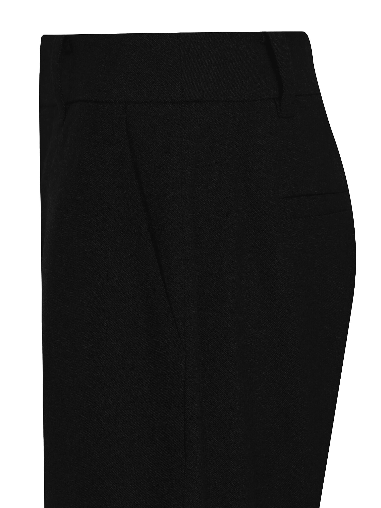 히든 슬림 부츠컷 팬츠 (BLACK)