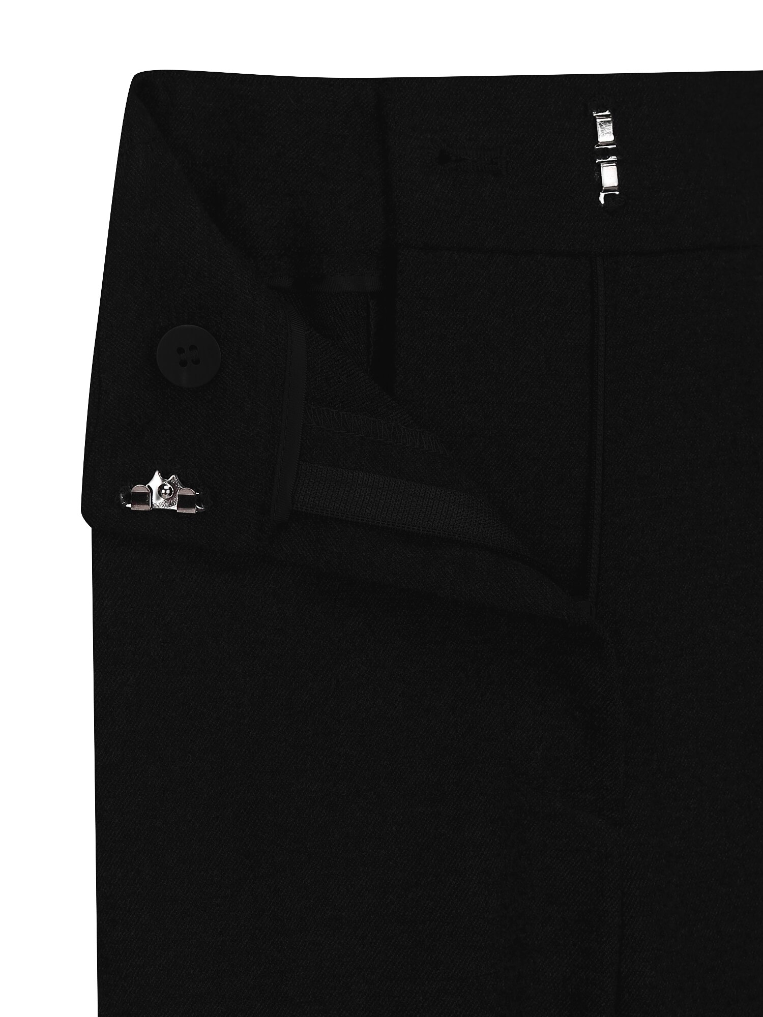 히든 슬림 부츠컷 팬츠 (BLACK)
