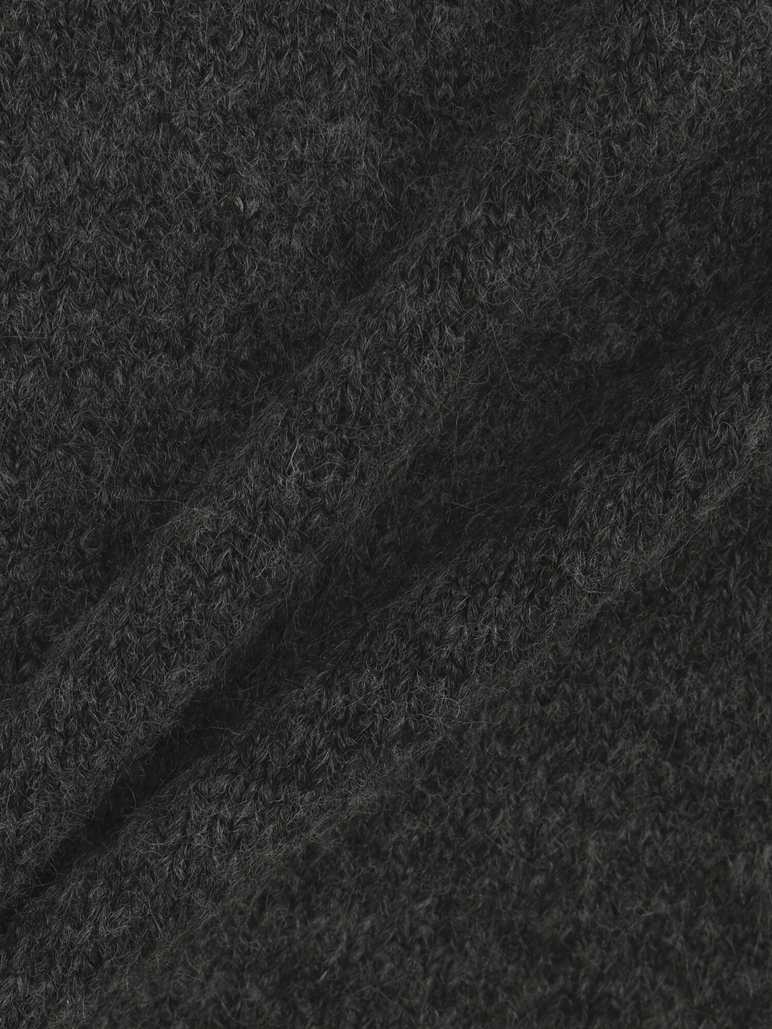 아가일 브이넥 풀오버 니트 (DARK GREY)