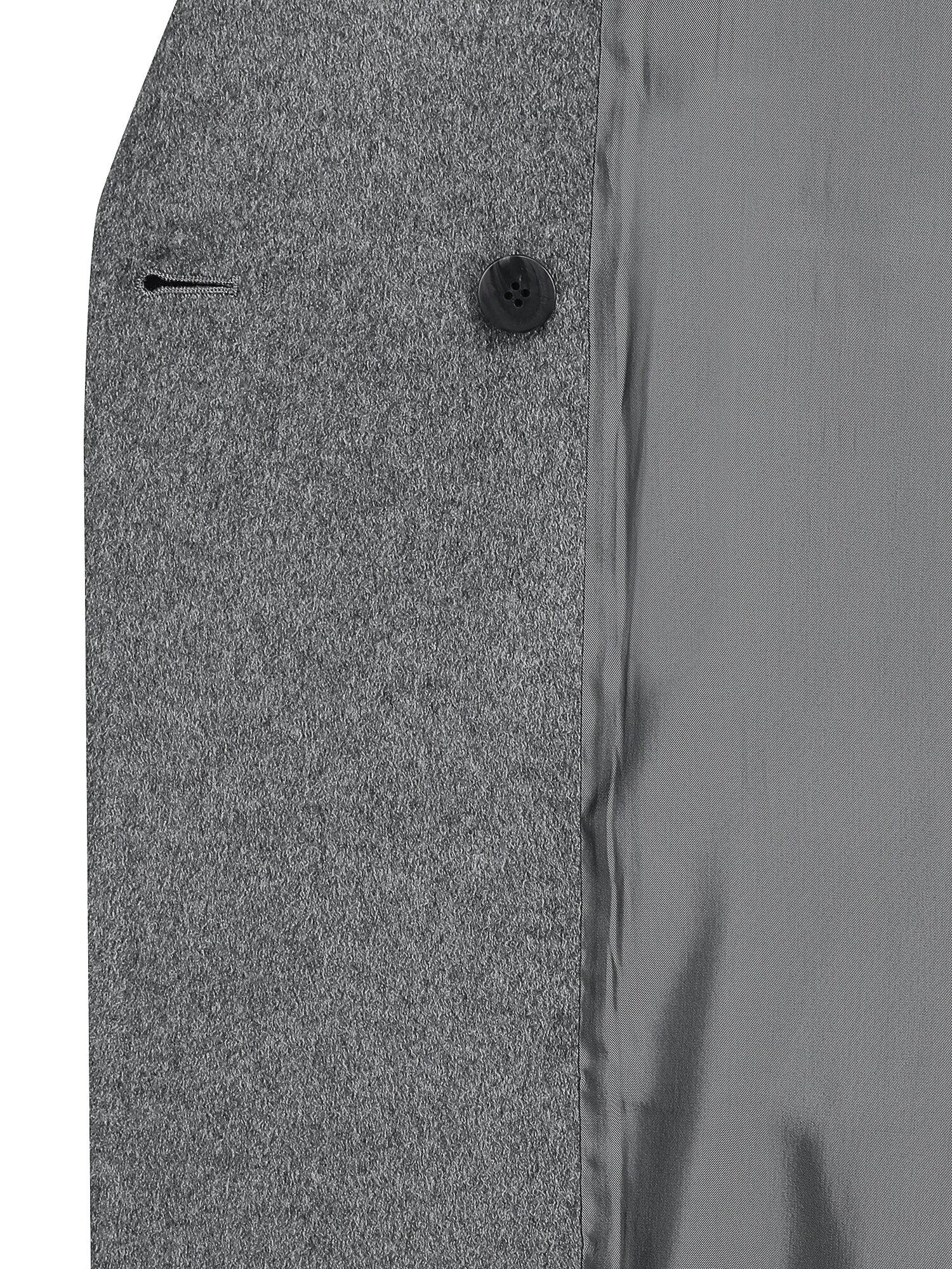 캐시미어 더블 히든 버튼 롱 코트 (GREY)