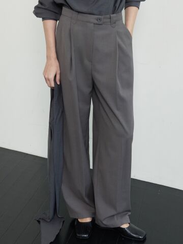 Soft Tapered Pants_Dark Gray