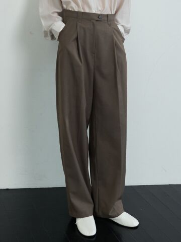 Soft Tapered Pants_Mocha
