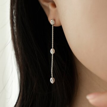 제이누이 페싯 볼 귀걸이 silver