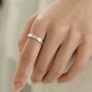 제이누이 헤이즈 반지 silver