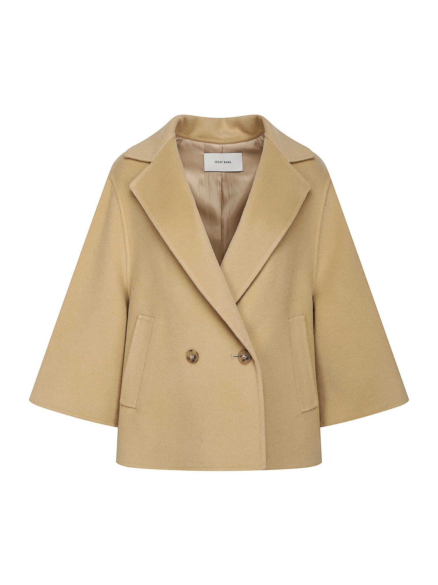 캐시미어 더블 핸드메이드 재킷 (BEIGE)