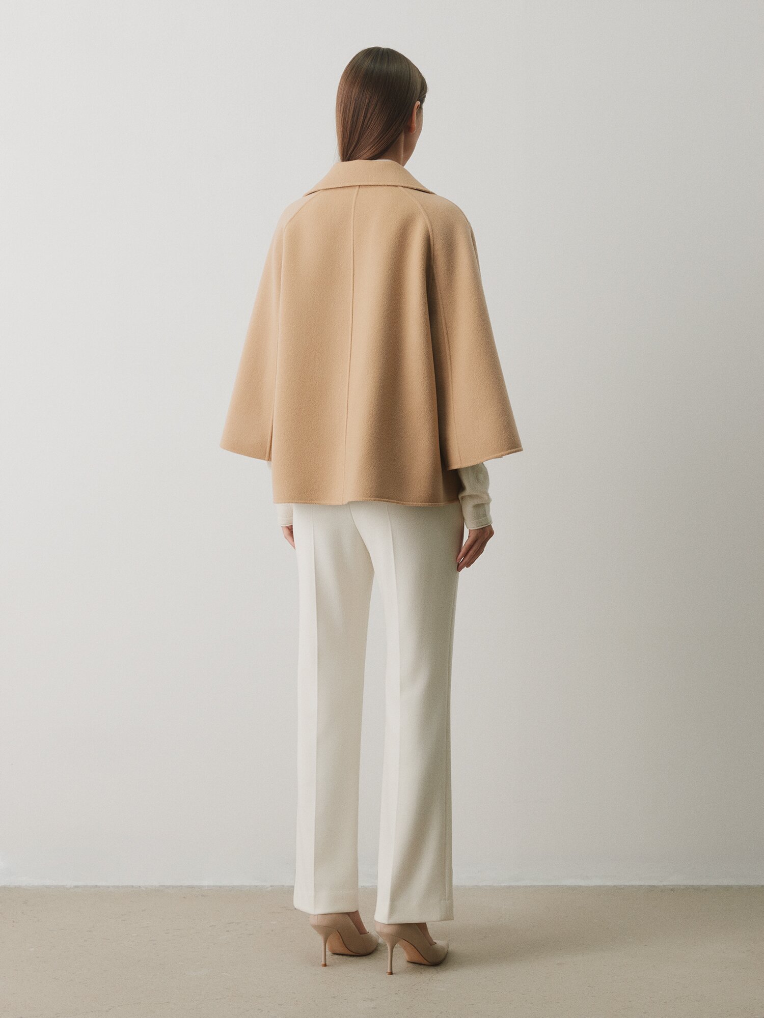 캐시미어 더블 핸드메이드 재킷 (BEIGE)