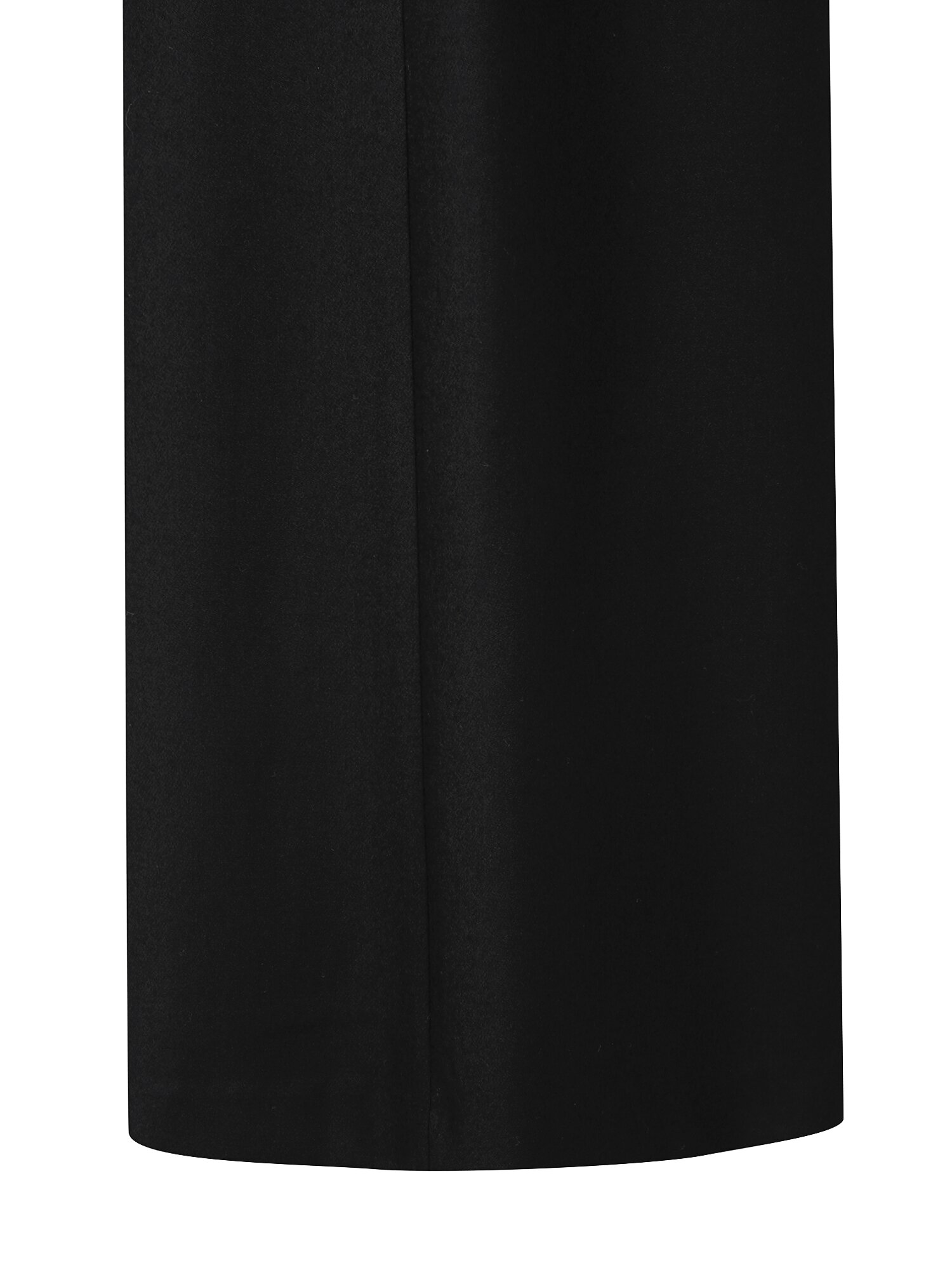 울 백 밴딩 퀼로트 크롭 팬츠 (BLACK)