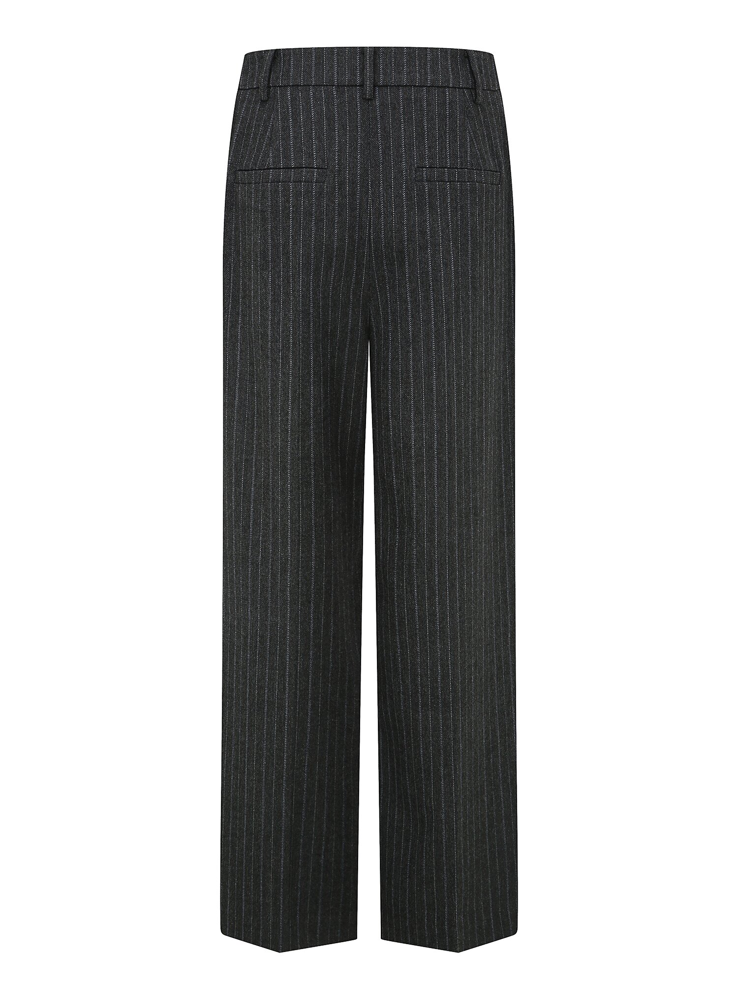 스트라이프 와이드 일자핏 팬츠 (STRIPE GREY)