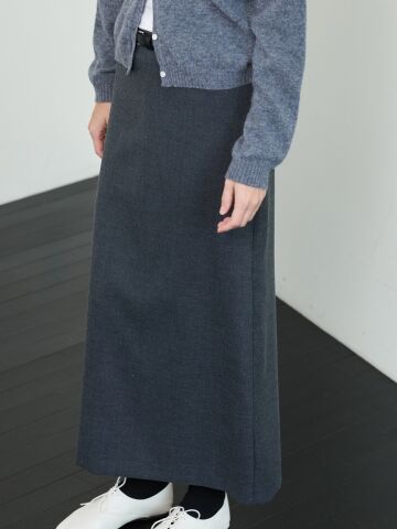Column Skirt_Charcoal

