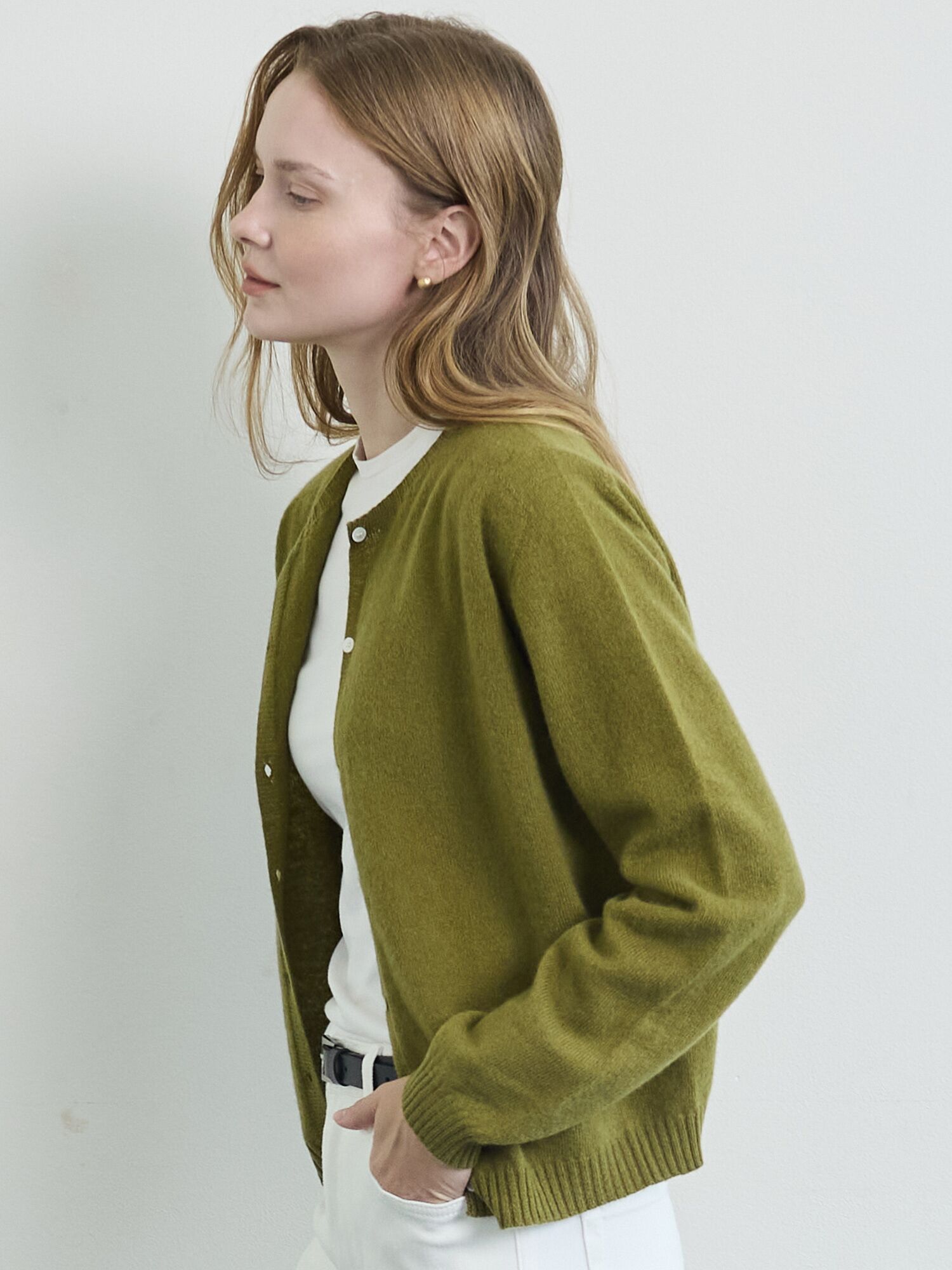 Mild Cardigan_Olive