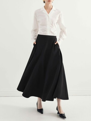 YY_Black umbrella skirt