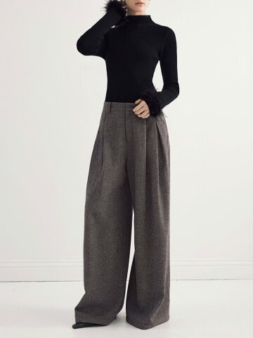 YY_Wide-leg pants