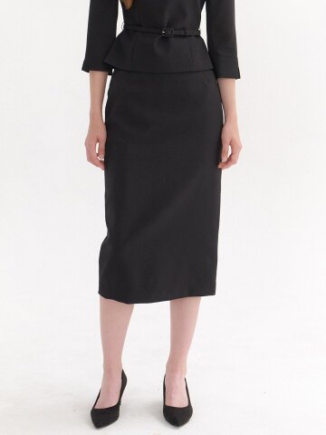 Signature Slim Skirt / Black(3color)