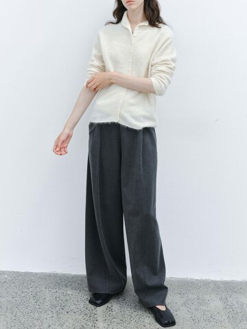 TG_Curved silhouette pants_2color