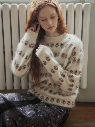 PM_Vintage bloom sweater_2color