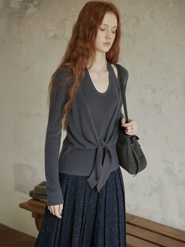 PM_Sculpted drape knit