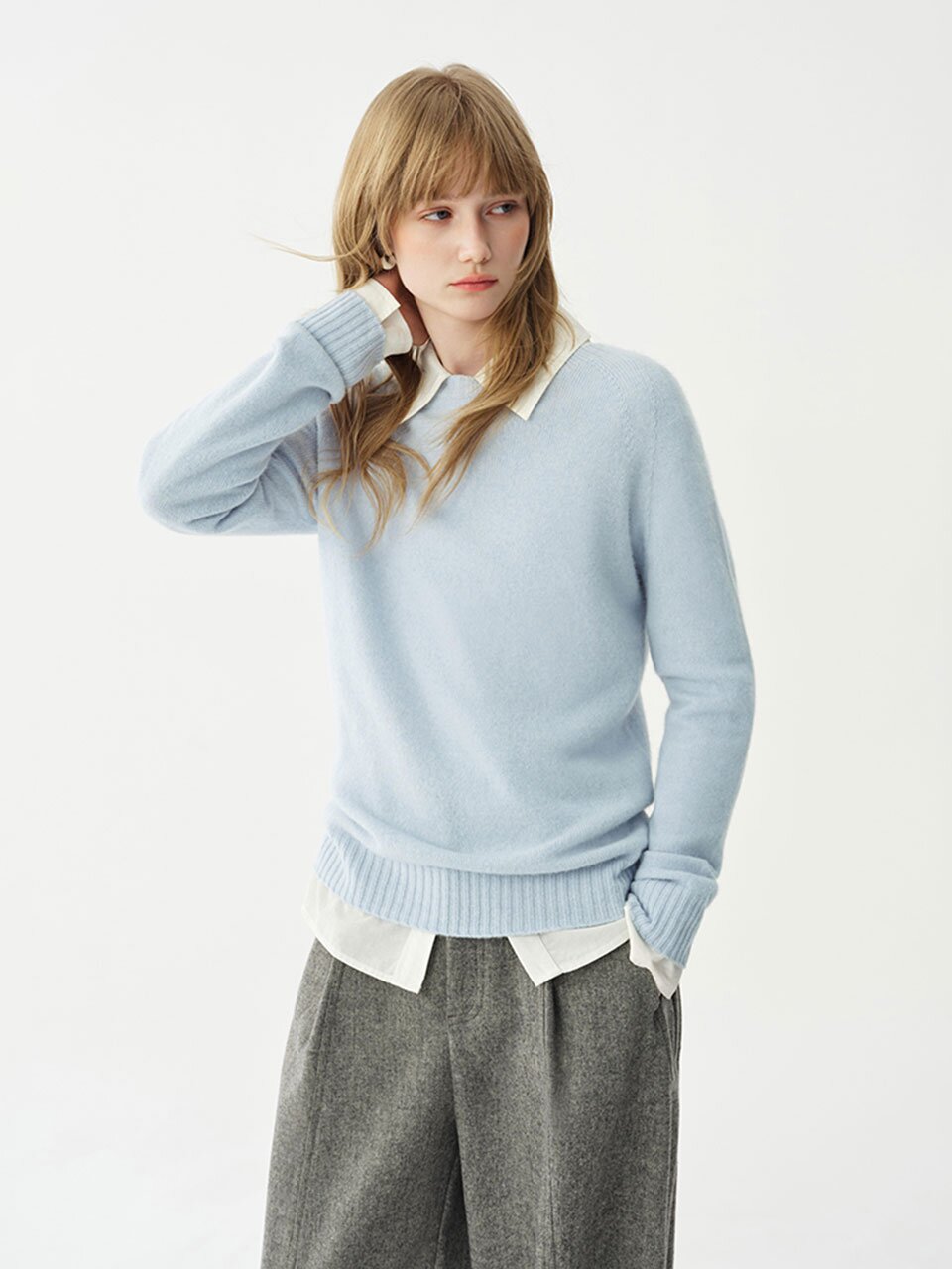 WD_Fine crew neck knit_4color