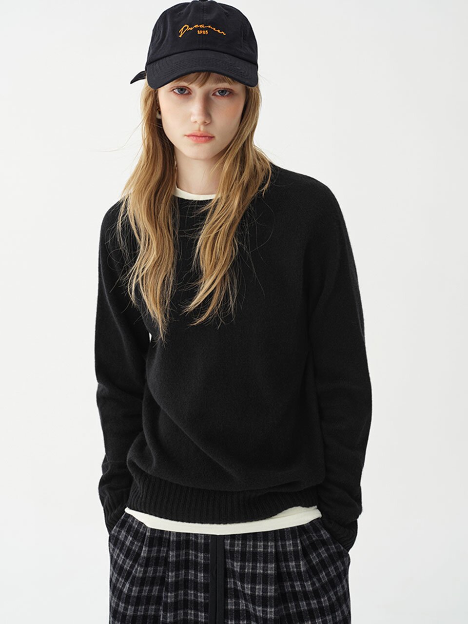 WD_Fine crew neck knit_4color