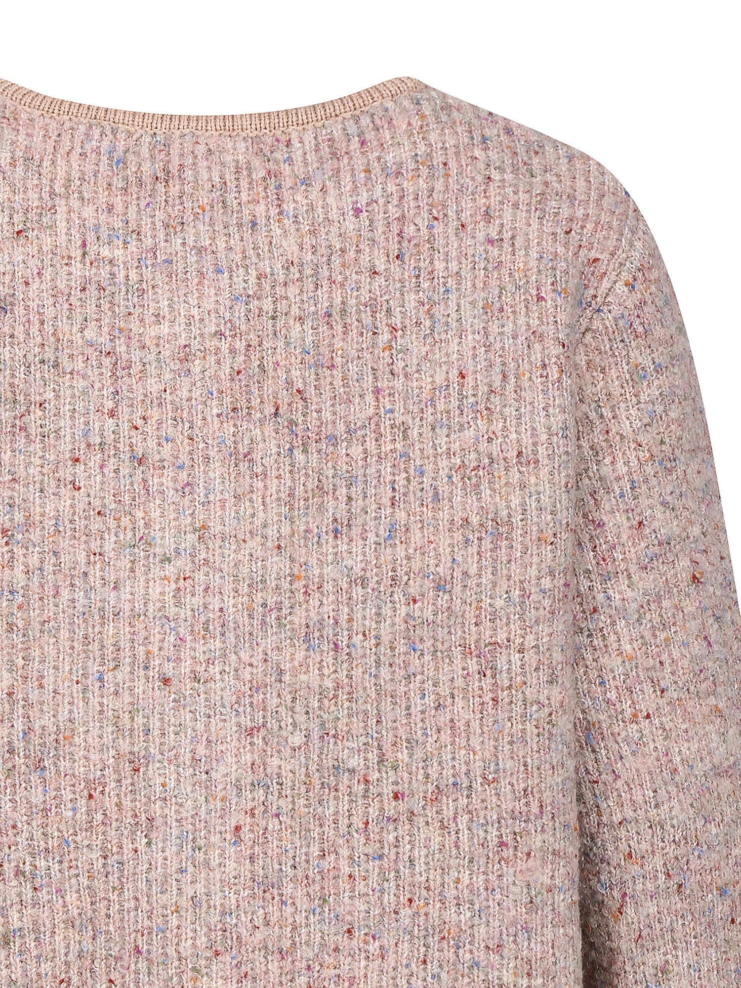 라운드넥 포켓 가디건 (PINK)