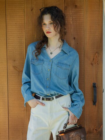 DA_Denim texture shirt_2color