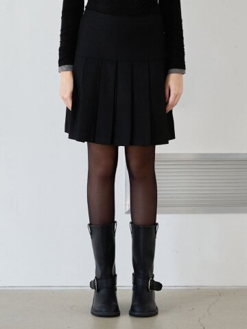 Herringbone pleats skirt_2 Colors