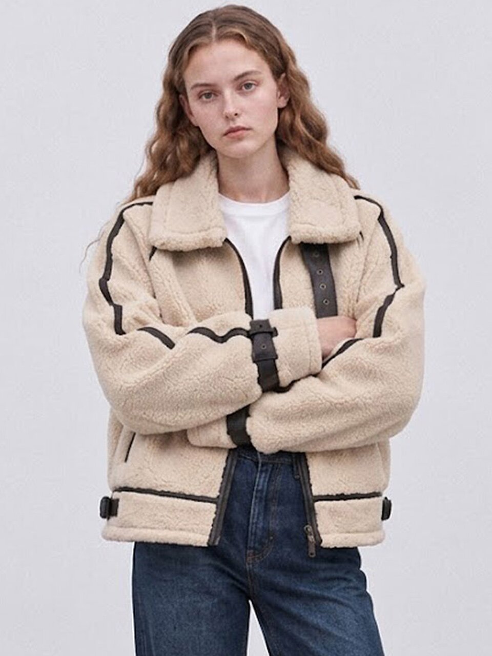 Contrast boucle mustang - Ivory