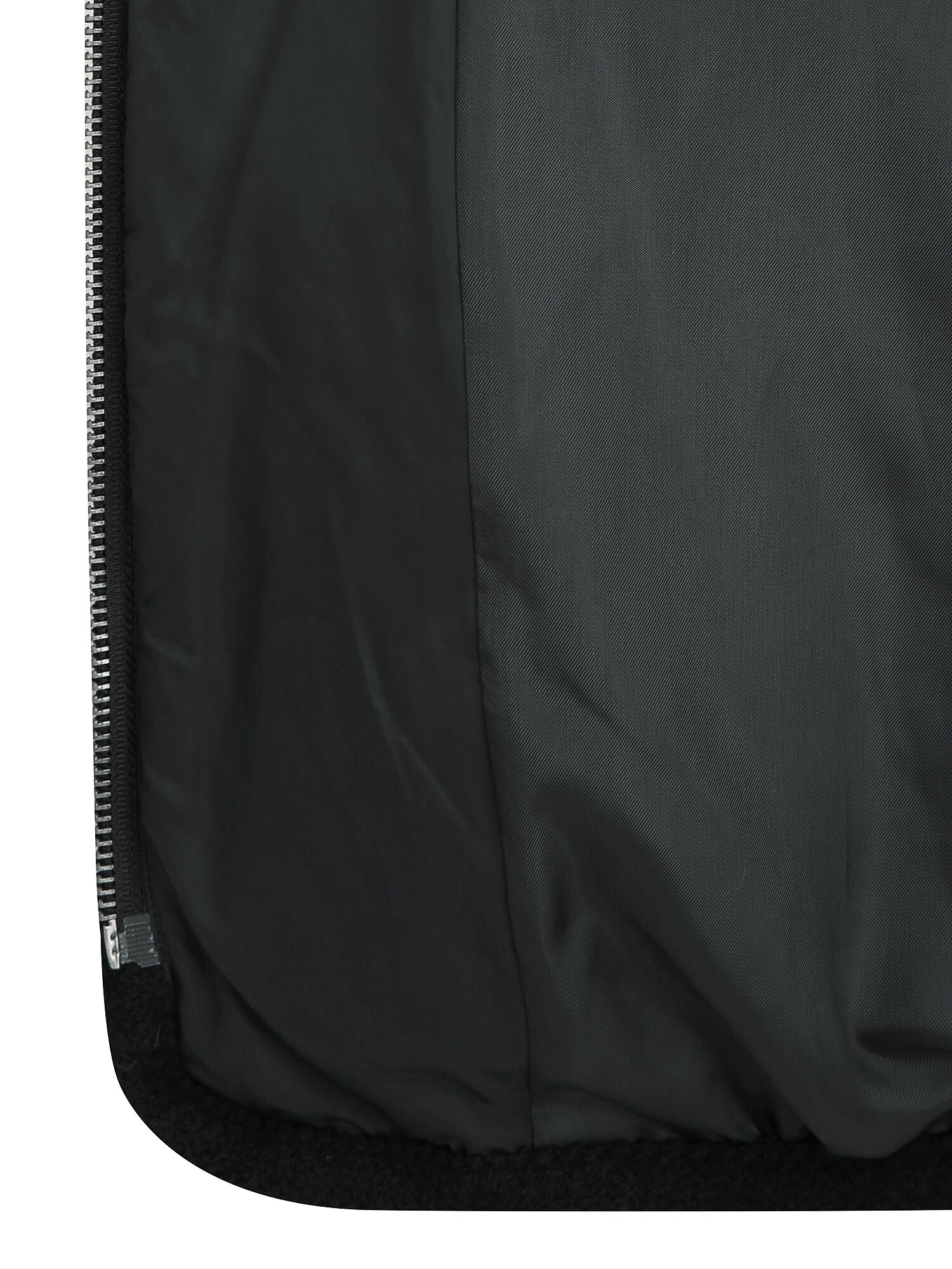 하이넥 웨이브 퀼팅 덕다운 점퍼 (BLACK)