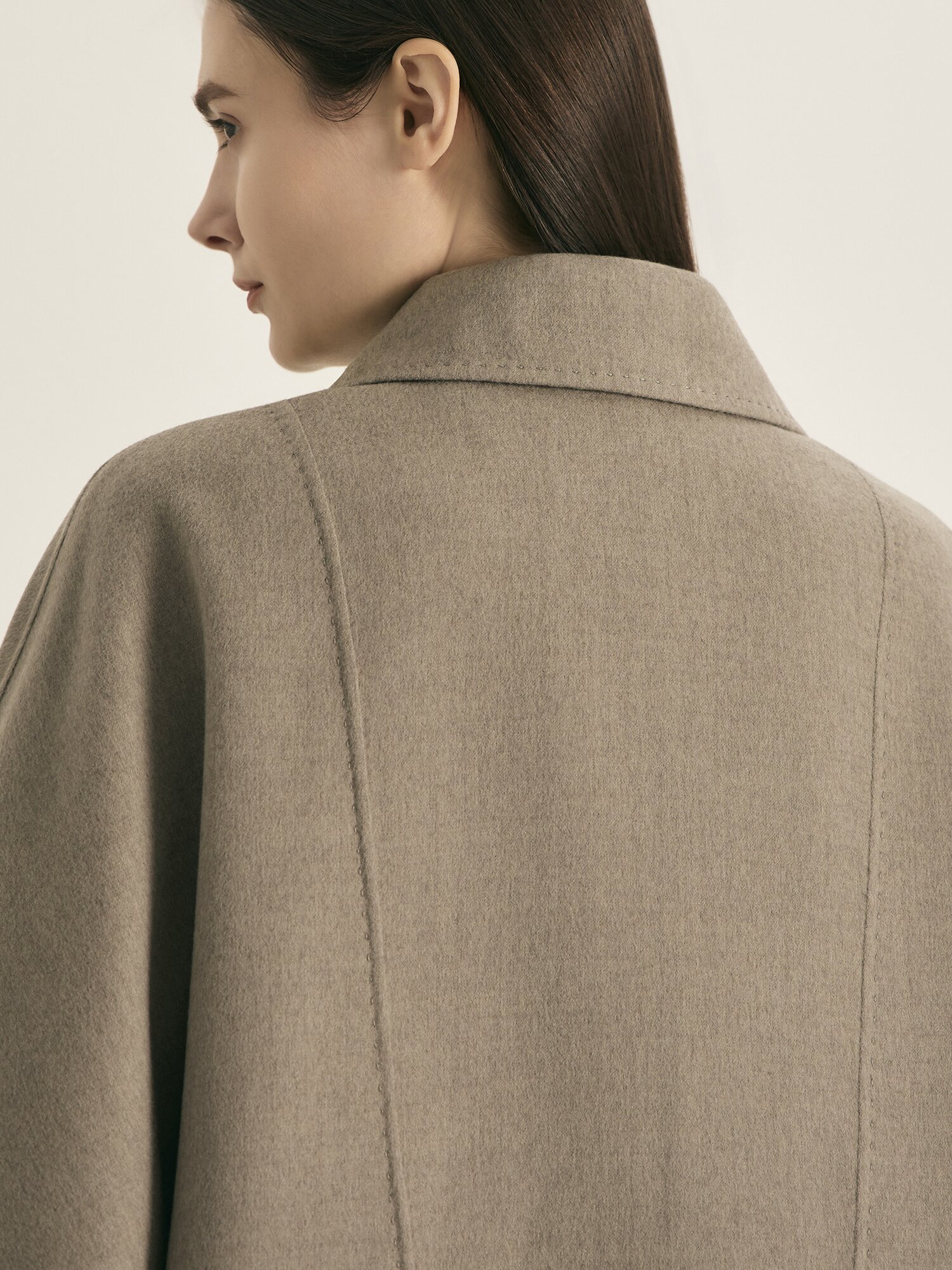 울 돌먼 슬리브 자켓 (TAUPE GREY)