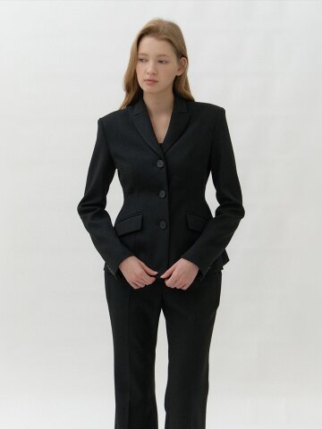 Signature Wool Tailored Jacket / Black(2color)