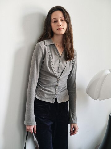 SR_Fake two-piece heat top