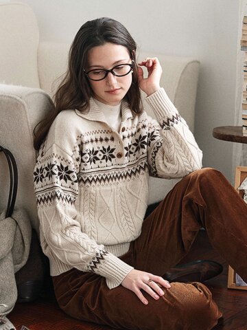 SR_Twisted floral knit
