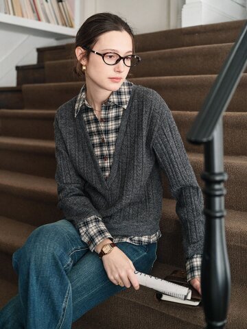 SR_Twisted fake knit