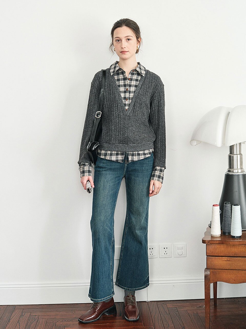 SR_Twisted fake knit
