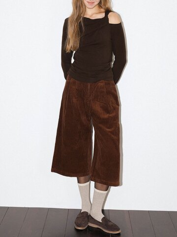 DD_Corduroy wide pants