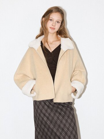 DD_Soft cuff short coat