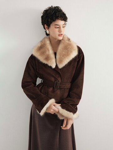 YY_Deerskin fleece fur jacket