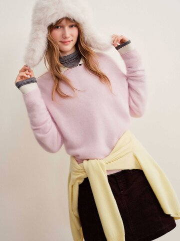 WD_Layered cuff knit_4color