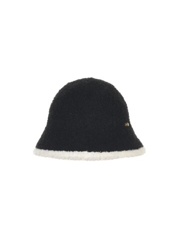 BOUCLE TWOTONE BUCKETHAT [BLACK]