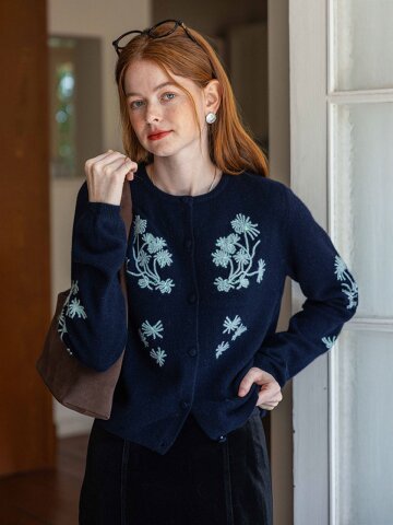 DA_Crocheted floral cardigan_2color