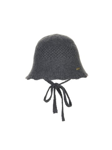 KNITE RIBBON BUCKETHAT [GRAY]