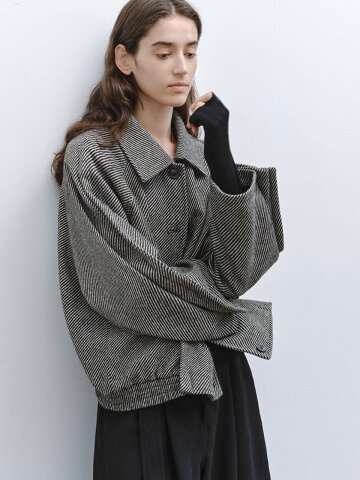 TG_Boxy fit button jacket_2color