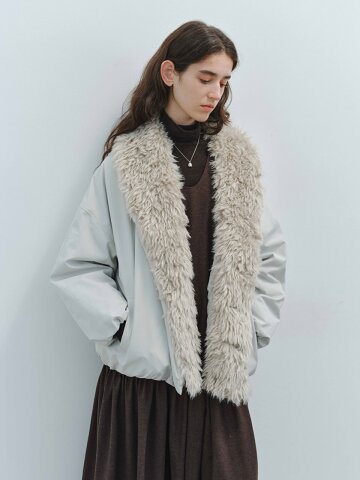 TG_Volume sleeve zip jacket_2color