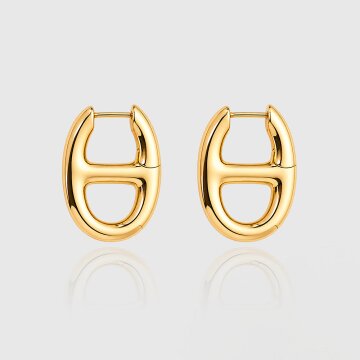 Linked Curve Earrings
링크드 커브 이어링