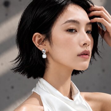 Sphere Shell Drop Earrings
스피어 셸 드롭 이어링